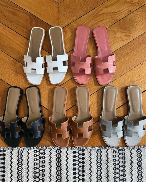 hermes pink sandal|hermes oran size chart.